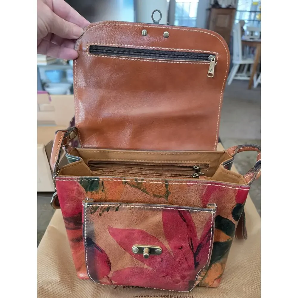 Patricia Nash 10th Anniversary Leandra Flap Crossbody Bag w/Dust Bag